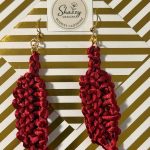 Handmade crochet earing